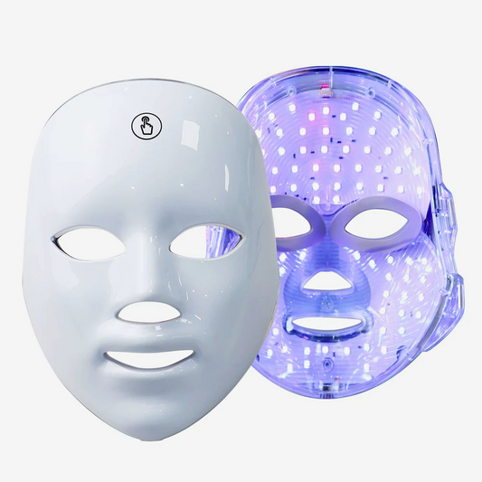 Máscara Facial LED 7 Colores | Fototerapia Rejuvenecedora y Antiacné