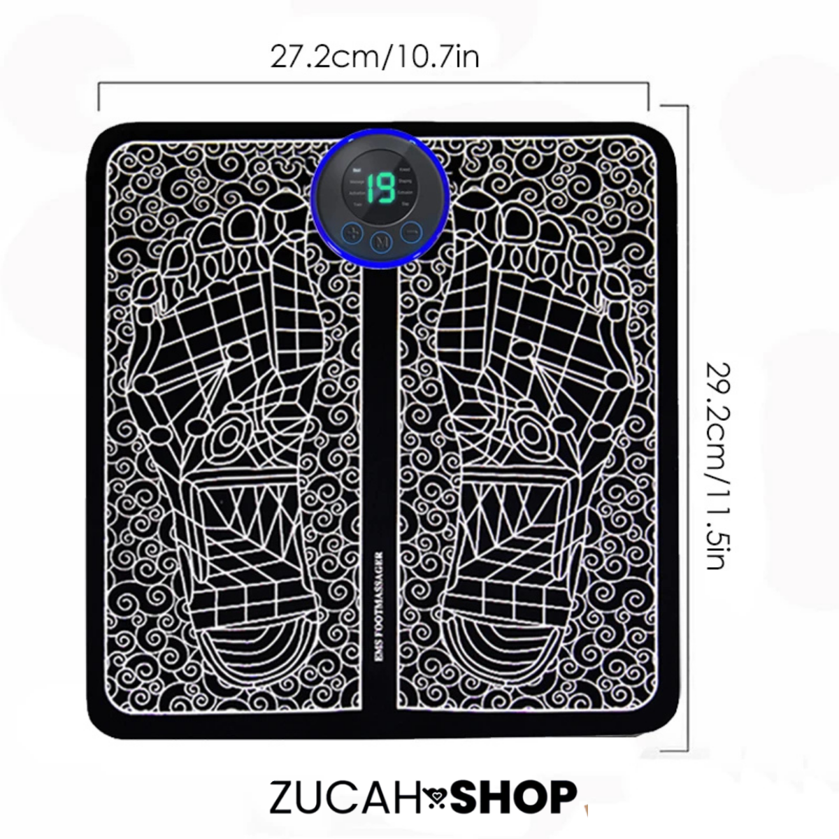 Almohadilla de Masaje EMS para Pies — ¡Relájate sin moverte del sofá!