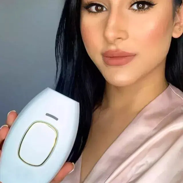 Depiladora IPL Láser + Crema Hidratante Reparadora y Reafirmante