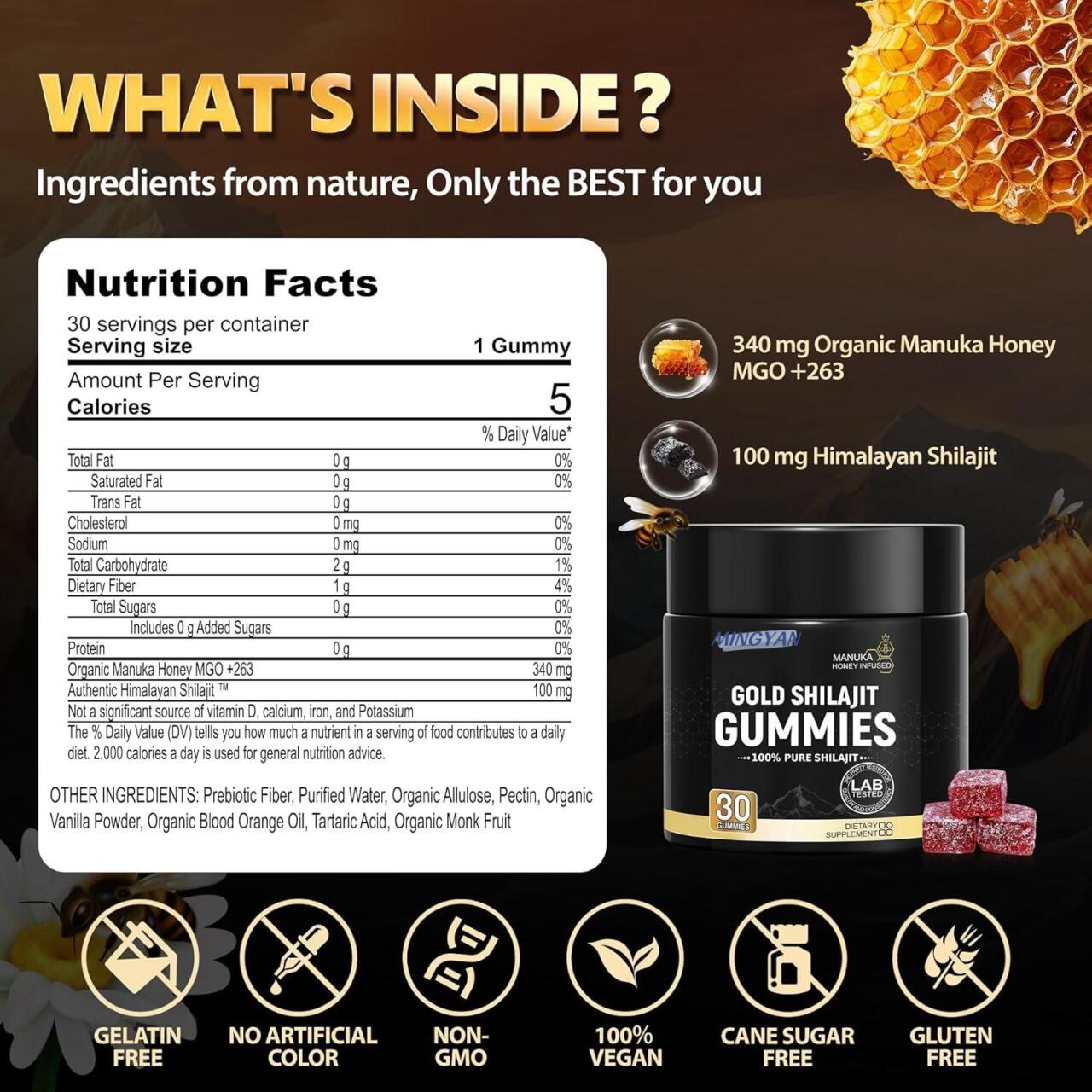 El Secreto Dorado del Himalaya – Energía, Vitalidad y Potencia Masculina en Cada Gomita