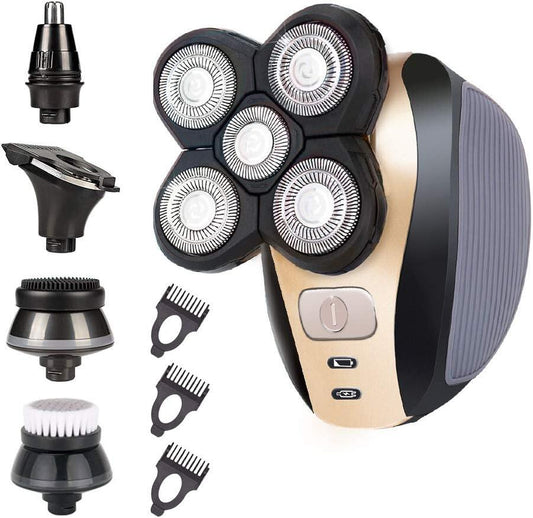 ¡Lanzamiento Exclusivo! – Maquinilla Eléctrica 5 Cabezales Titanium